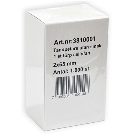 Tandpetare 1000st