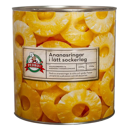 Ananas Konserv Ringar 3kg