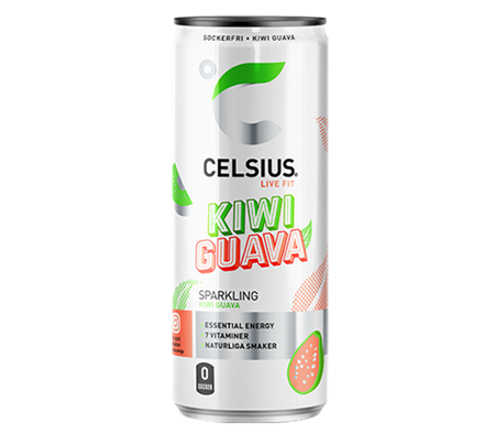 Celsius 24x355ml Kiwi Guava