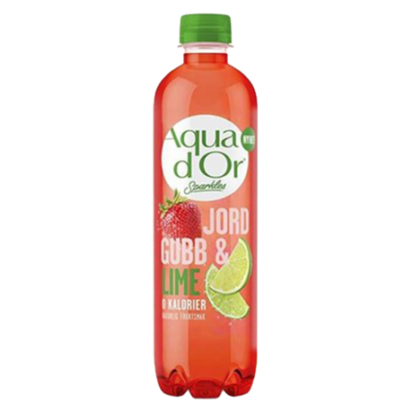 Aquador 12 x 50cl Jordgubb&Lime