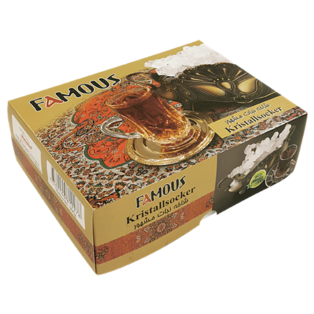 Kristallsocker Famous Vit 12 x 900g