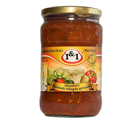 Pickles 1&1 Bandari 12 x 665g