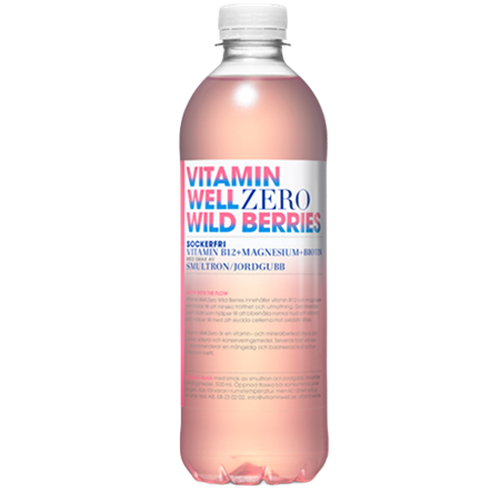 Vitamin Well Zero Berries 12x50cl